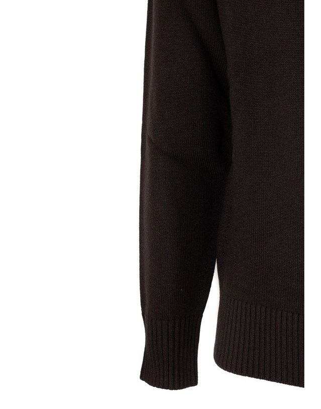 캉그라캐시미어 [해외직구] 캉그라 캐시미어 다크 브라운 WOOLCOTTON 블렌드 터틀넥 스웨터 41200500170 B0302366580 착용컷