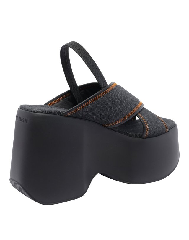 빅마티 [해외직구] 26 S/S 빅마티 데님 플래터 샌들 1G3160D/C06BQMBA61 B0011963192 착용컷