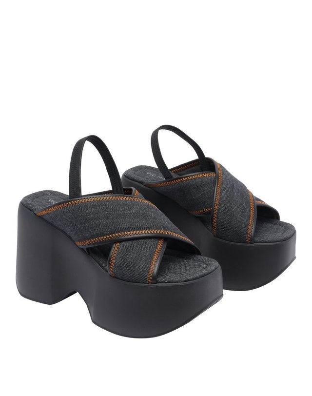 빅마티 [해외직구] 26 S/S 빅마티 데님 플래터 샌들 1G3160D/C06BQMBA61 B0011963192 착용컷