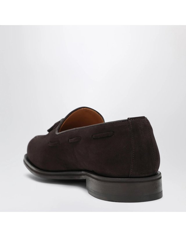 버윅1707 [해외직구] 26 F/W 버윅1707 브라운 스웨이드 로퍼 WITH TASSELS 8491-8SUE-CA B0052309794 착용컷