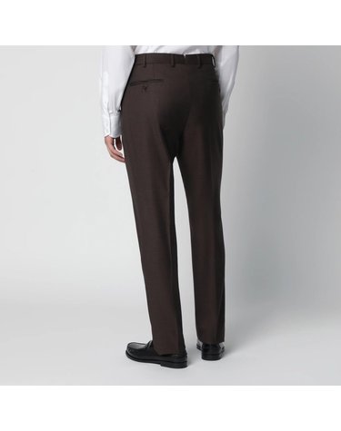 [해외직구] 26 F/W 루이지 비앙키 만토바 브라운 싱글브레스트 울 수트 340764509-01 B0052241182