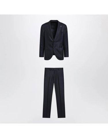 [해외직구] 26 F/W 루이지 비앙키 만토바 싱글브레스트 블루 울 수트 340363521-05 B0052259445