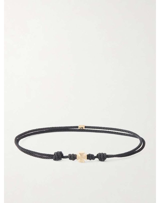 루이스모라이스 [해외직구] 루이스 모라이스 14KT 골드 코드 팔찌 2MCROSSCB-CORD COLOR B0082121921 착용컷