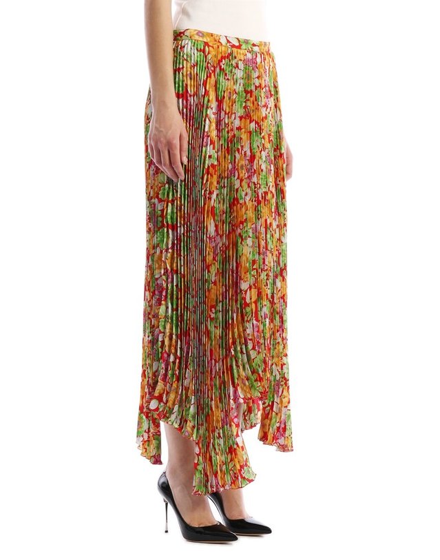 플랜씨 [해외직구] 20 S/S 플랜C 플로랄 PLISSE 스커트 GOCAB05AE0TV009FIR02 B0020297566 착용컷