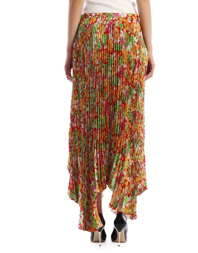 플랜씨 [해외직구] 20 S/S 플랜C 플로랄 PLISSE 스커트 GOCAB05AE0TV009FIR02 B0020297566 착용컷
