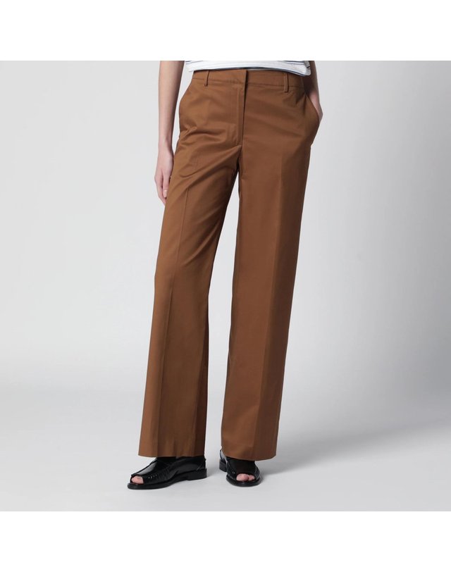 피티05 [해외직구] 26 S/S 피티제로친퀘 FRANCOISE 베이지 코튼블렌드 트라우저 CDVSFSZ00STDVD10-0870 B0052021263 착용컷