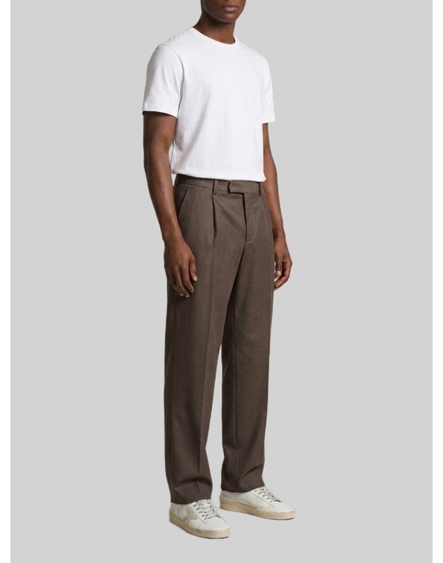 피티05 [해외직구] 26 F/W 피티제로친퀘 SAMUEL 트라우저 인 울 드릴 COAFX9ZA0FWDTO030185 B0022316955 착용컷