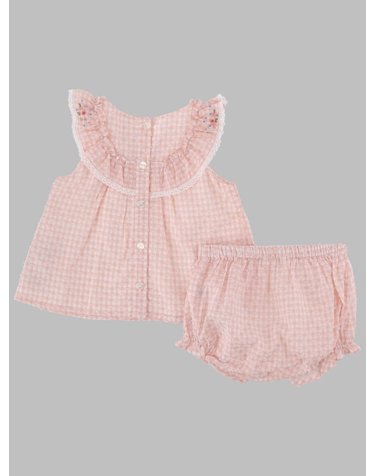 [해외직구] 26 S/S 타티네쇼콜라 셋 와이셔츠 E 쇼츠 콘 MOTIVO A QUADRI E DETTAGLI FLOREALI (KIDS 상품) CC37040B_30 B0042050420