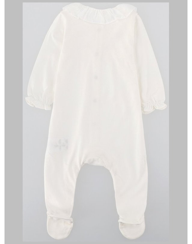 타티네쇼콜라 [해외직구] 26 S/S 타티네쇼콜라 PIGIAMA 콘 DETTAGLIO 볼랑 E RICAMO FLOREALE (KIDS 상품) CC54130B_13 B0042309475 착용컷