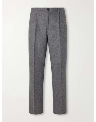 [해외직구] 포르투기스 플란넬 TERROIR 스트레이트레그 플리트 울 트라우저 SINGLE PLEAT TROUSERS B0082304706