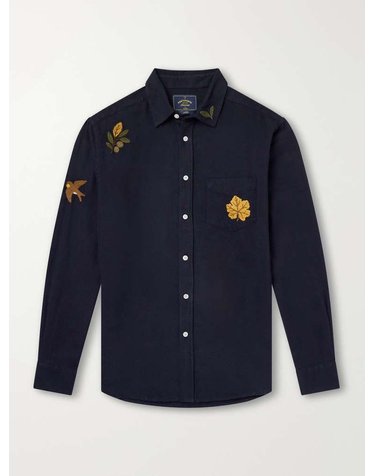 [해외직구] 포르투기스 플란넬 엠브로이드 코튼플란넬 셔츠 Embroidery Flannel B0082304711