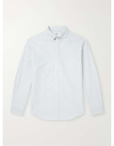 [해외직구] 포르투기스 플란넬 BELAVISTA 버튼다운 카라 스트라이프 코튼 옥스포드 셔츠 BELAVISTA STRIPE SHIRT B0082364087