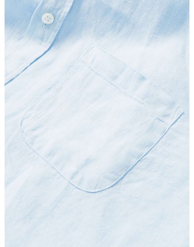 포르투기스 플란넬 [해외직구] 23 F/W 포르투기스 플란넬 린넨 셔츠 LINEN SHIRT B0080099620 착용컷