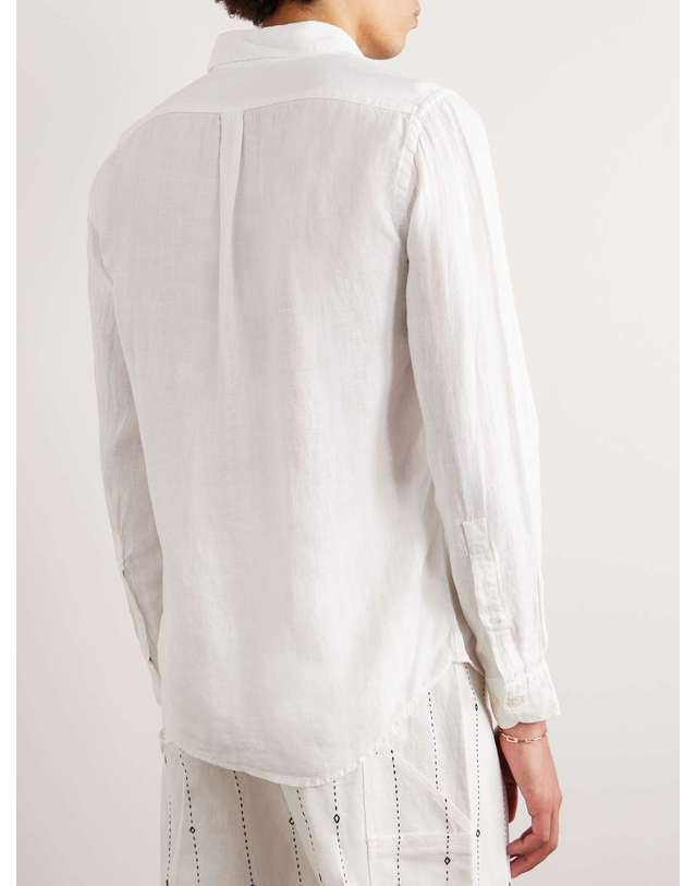 포르투기스 플란넬 [해외직구] 23 F/W 포르투기스 플란넬 린넨 셔츠 LINEN SHIRT B0080099704 착용컷