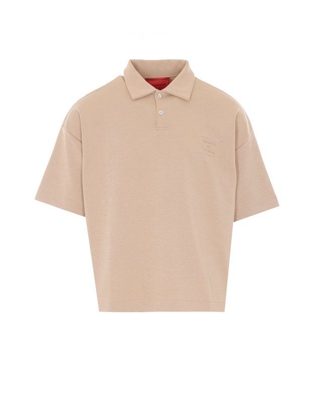 비젼슈퍼 [해외직구] 26 S/S 비전 오브 슈퍼 로고 폴로 VS078PO/SAND B0011983912 착용컷