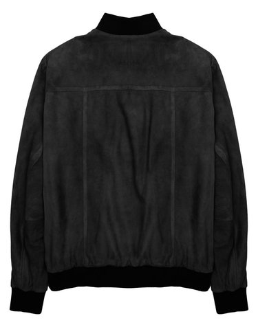 [해외직구] 26 S/S 로우 브랜드 GIACCA 봄버 인 스웨이드 LJ26006D001_BLACK B0042101328