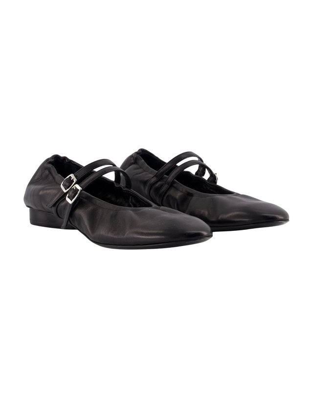 카렐 [해외직구] 26 F/W 카렐 TATIANA 플랫슈즈 CAREL 레더 블랙 333778-01 B0732242681 착용컷