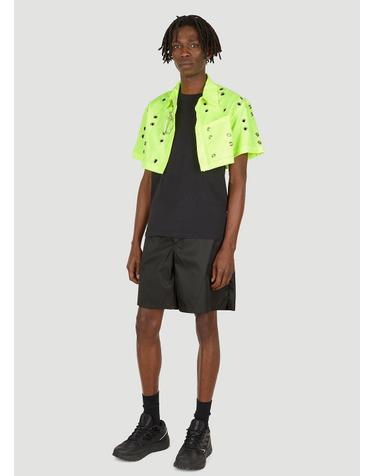[해외직구] 19 S/S STUDIO ALCH EYELET 숏-슬리브 셔츠 ALCH-SS19-SHORT01 / C B0110823634