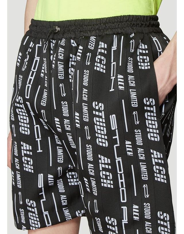 스튜디오 에이엘씨에이치 [해외직구] 19 S/S STUDIO ALCH 랜야드 로고 쇼츠 ALCH-SS19-SHORT03 / A B0110823643 착용컷