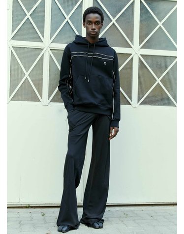 [해외직구] 23 F/W 지엠비에이치 PIPING 후드 맨투맨 DIYARI AW23 BLACK B0110823835