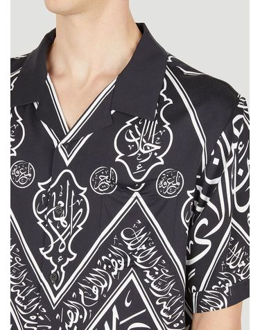 [해외직구] 22 F/W 지엠비에이치 그래픽 프린트 볼링 셔츠 AW22LUKAAW22VBKWHPR B0111067853