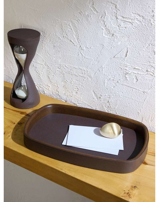 애술린 [해외직구] 애술린 PEBBLE 레더 우드 TRAY 882664013790 B0082291576 착용컷