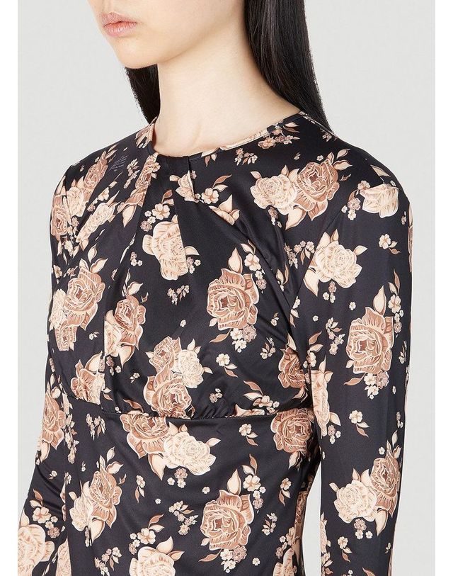 록 [해외직구] 23 S/S Rokh 플로랄 저지 탑 R0CA256 JP 11BLACKROSEPRINT B0110814611 착용컷