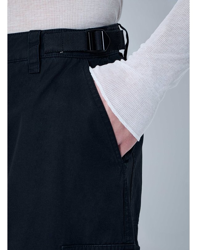제로쓰리투씨 [해외직구] 25 S/S 032C INTERMISSION 카고 팬츠 S25-URW-1001-000 BLACK B0111583935 착용컷