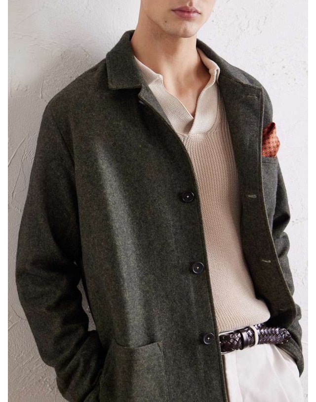 마시모알바 [해외직구] 마시모 알바 FLORIDA 헤링본 울 & 캐시미어블렌드 블레이저 M30U0FLORI_T2303 B0082200112 착용컷