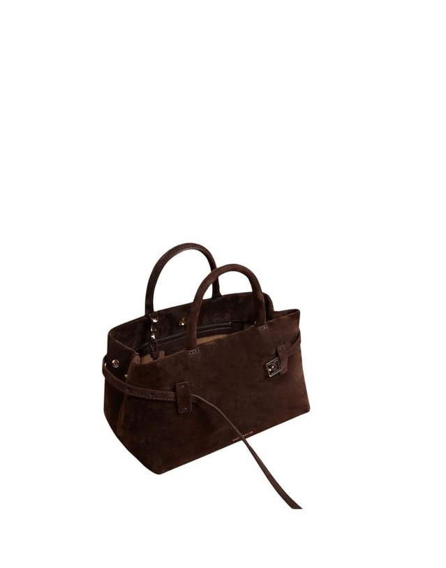마누 아틀리에 [해외직구] 마누 아뜰리에 르 CAMBON 25 백 2024377DEEPBROWN B0192313591 착용컷