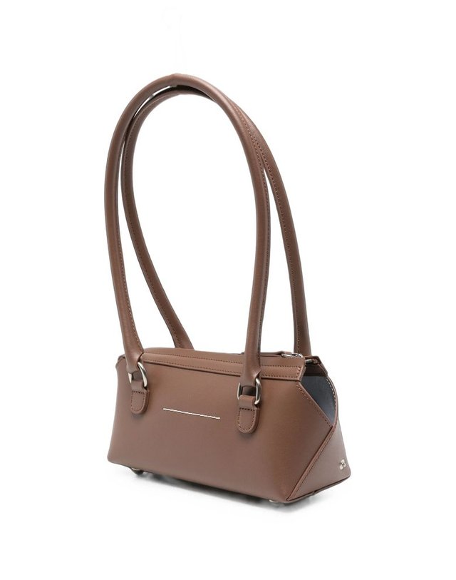 엠엠식스 메종 마르지엘라 [해외직구] MM6 메종 마르지엘라 미니 브라운 SMOOTHLEATHER 숄더 백 SB6ZH0039P9061T9012 B0302318146 착용컷