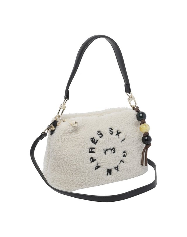 브이73 [해외직구] 26 F/W 브이73 스키 글램 숄더 백 73BSA1W03/OFF WHITE/NERO B0012328775 착용컷