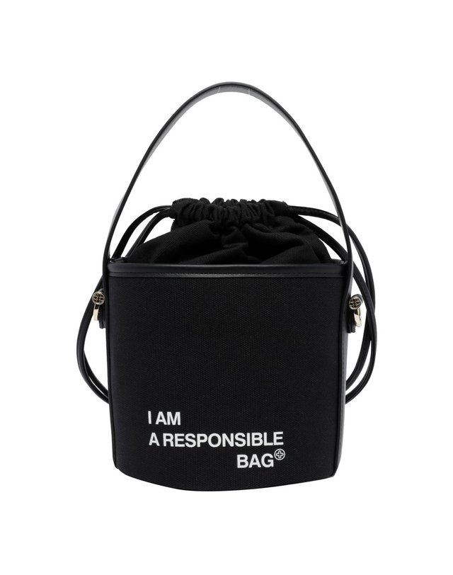 브이73 [해외직구] 26 F/W 브이73 RESPONSIBLE 73 버킷 백 73BS9MU03/NERO B0012368460 착용컷