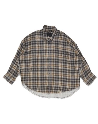 [해외직구] 26 F/W 알13 와이셔츠 A QUADRI 인 꼬또네 GRIGIA R13WR075R925A/GCP B0742237964