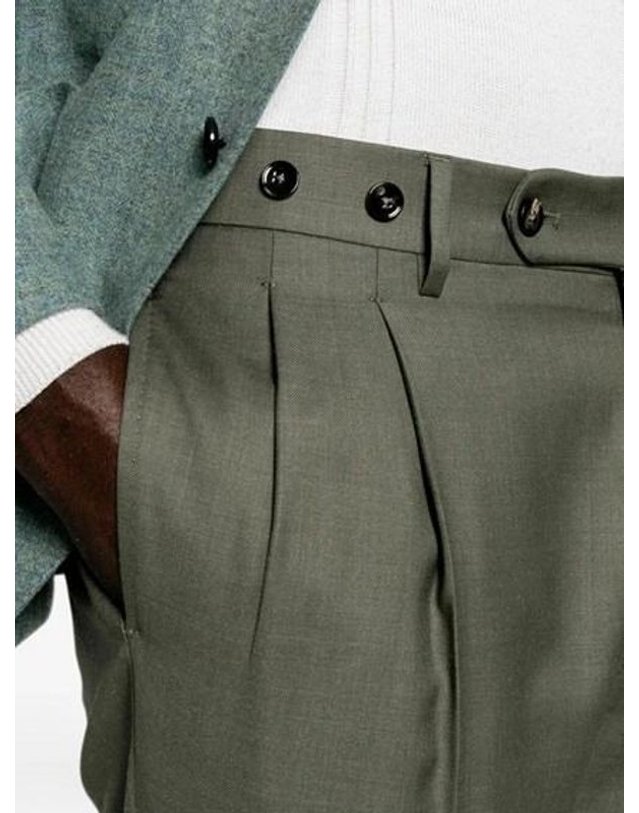 베르위치 [해외직구] 베르위치 팬츠 BARBERLONGZG1364 GREEN B0172212011 착용컷