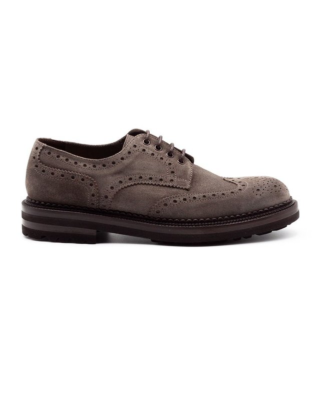 그린조지 [해외직구] 그린죠지 DOVEGRAY 스웨이드 FULLBROGUE 더비 슈즈 2011180 B0302247329 착용컷