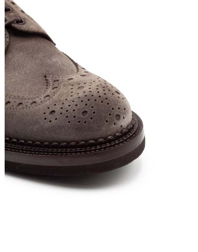 그린조지 [해외직구] 그린죠지 DOVEGRAY 스웨이드 FULLBROGUE 더비 슈즈 2011180 B0302247329 착용컷