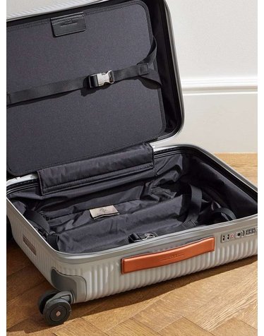 [해외직구] 에프피엠 뱅크 지퍼 디럭스 M 55CM 레더 폴리카보네이트 스피너 캐리온 수트케이스 A2255S01830 B0082122770