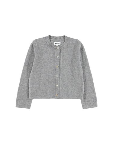 [해외직구] 몰로 그레이 울 가디건 (KIDS 상품) 4W26K3011046 B0302305059