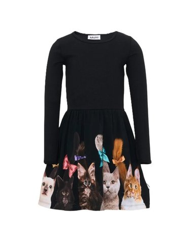 [해외직구] 몰로 CREDENCE CATPRINT LONGSLEEVE 드레스 (KIDS 상품) 2W26E2075616 B0302305103