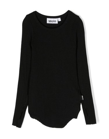 [해외직구] 몰로 블랙 코튼 탑 (KIDS 상품) 2NOSA4030099 B0302305095