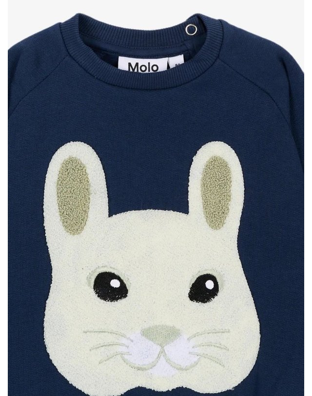 몰로 [해외직구] 몰로 디스크 RABBITPATCH RAGLANSLEEVE 스웨터 (KIDS 상품) 6W26J2042482 B0302274918 착용컷