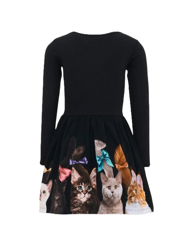 몰로 [해외직구] 몰로 CREDENCE CATPRINT LONGSLEEVE 드레스 (KIDS 상품) 2W26E2075616 B0302305103 착용컷