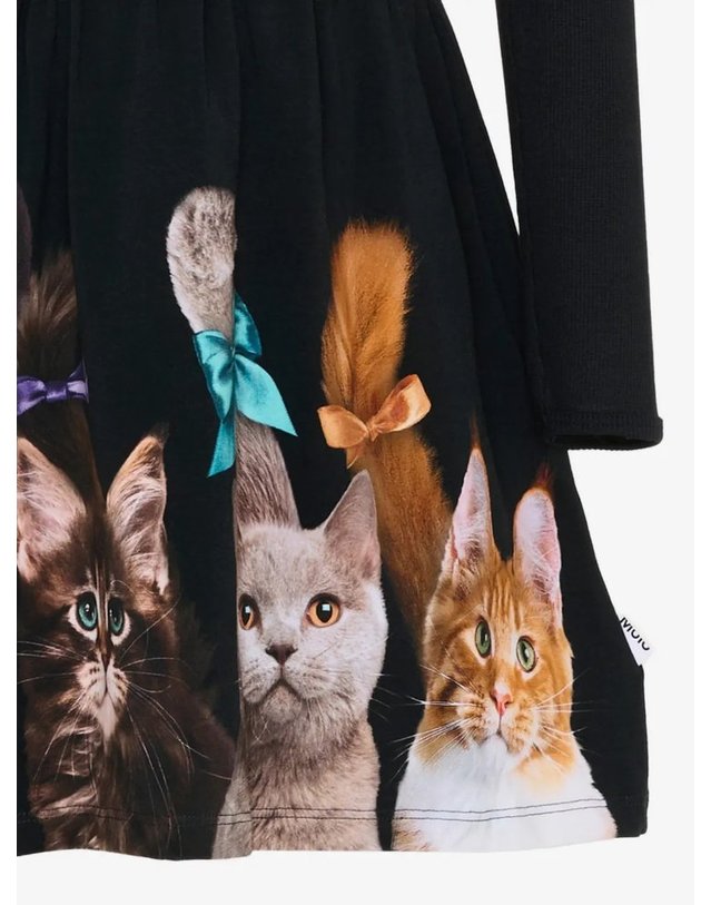 몰로 [해외직구] 몰로 CREDENCE CATPRINT LONGSLEEVE 드레스 (KIDS 상품) 2W26E2075616 B0302305103 착용컷