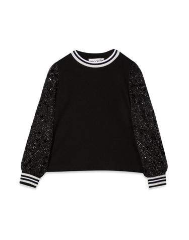 [해외직구] 21 F/W 시모네타 셔츠 콘 MANICHE 인 튈 (KIDS 상품) 1P5090K_J0035930 B0041541325
