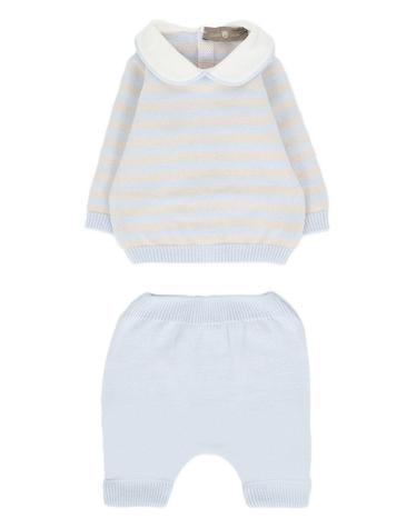 [해외직구] 리틀베어 라이트블루 울 투피스 (KIDS 상품) 2127CIELOBURRO B0301864445