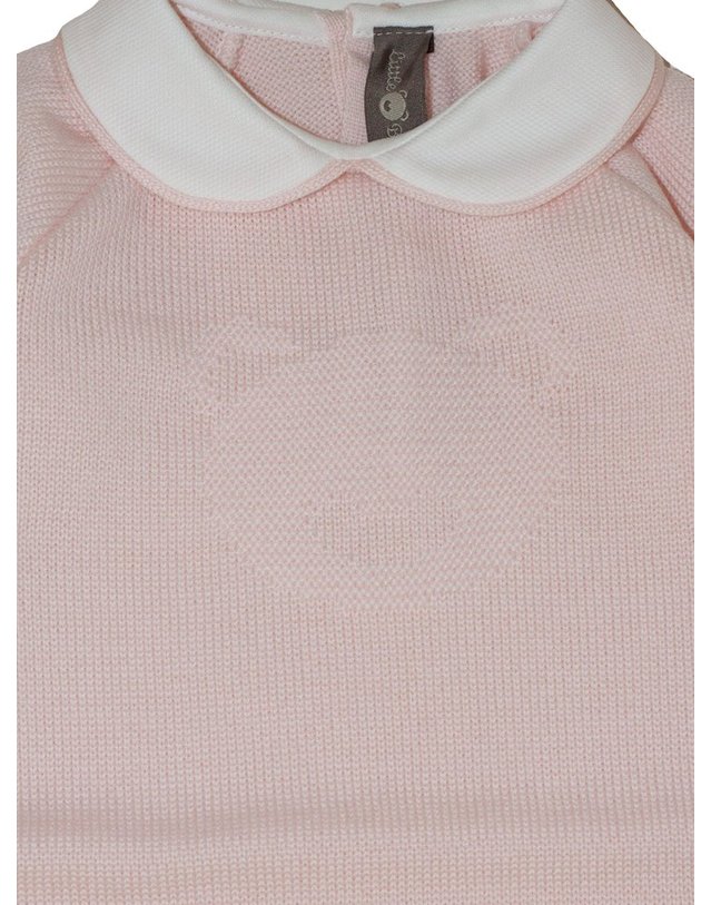 리틀베어 [해외직구] 리틀베어 POWDERPINK 퓨어 버진 울 ONESIE (KIDS 상품) 4134CIPRIA B0302263201 착용컷