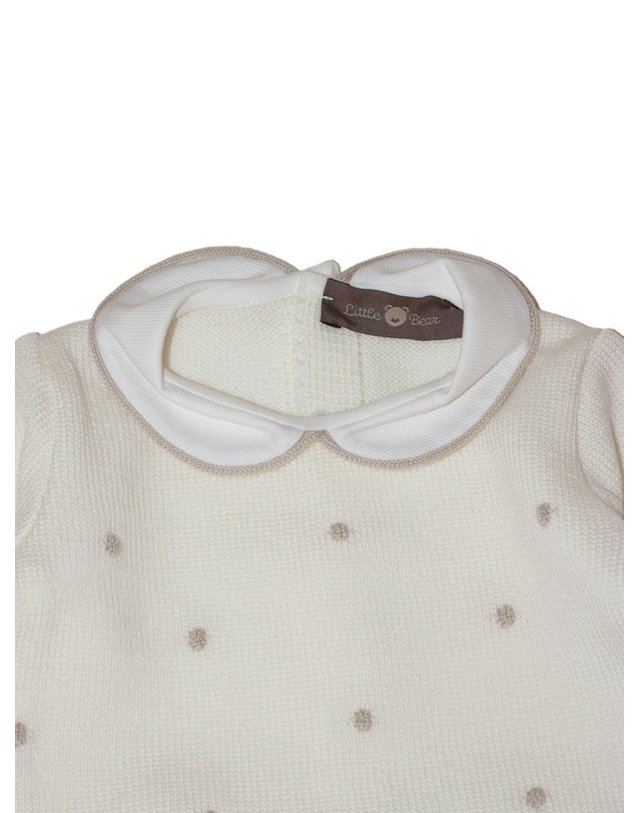 리틀베어 [해외직구] 리틀베어 투피스 NEWBORN OUTFIT MADE 오브 퓨어 버진 울 (KIDS 상품) 4109LATTEBURRO B0302263206 착용컷