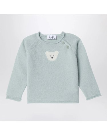[해외직구] 24 F/W 일구포 라이트 그린 울 풀오버 (KIDS ) A24MA340EM300-AWO-5210 B0051839514