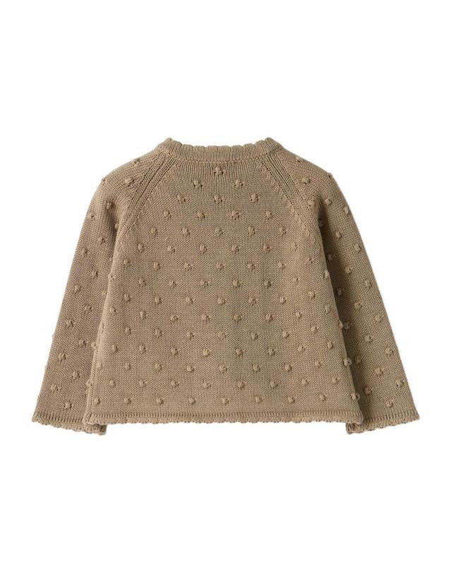 일구포 [해외직구] 일구포 브라운 코튼 가디건 (KIDS 상품) A25GGF0003EM109175 B0301865889 착용컷